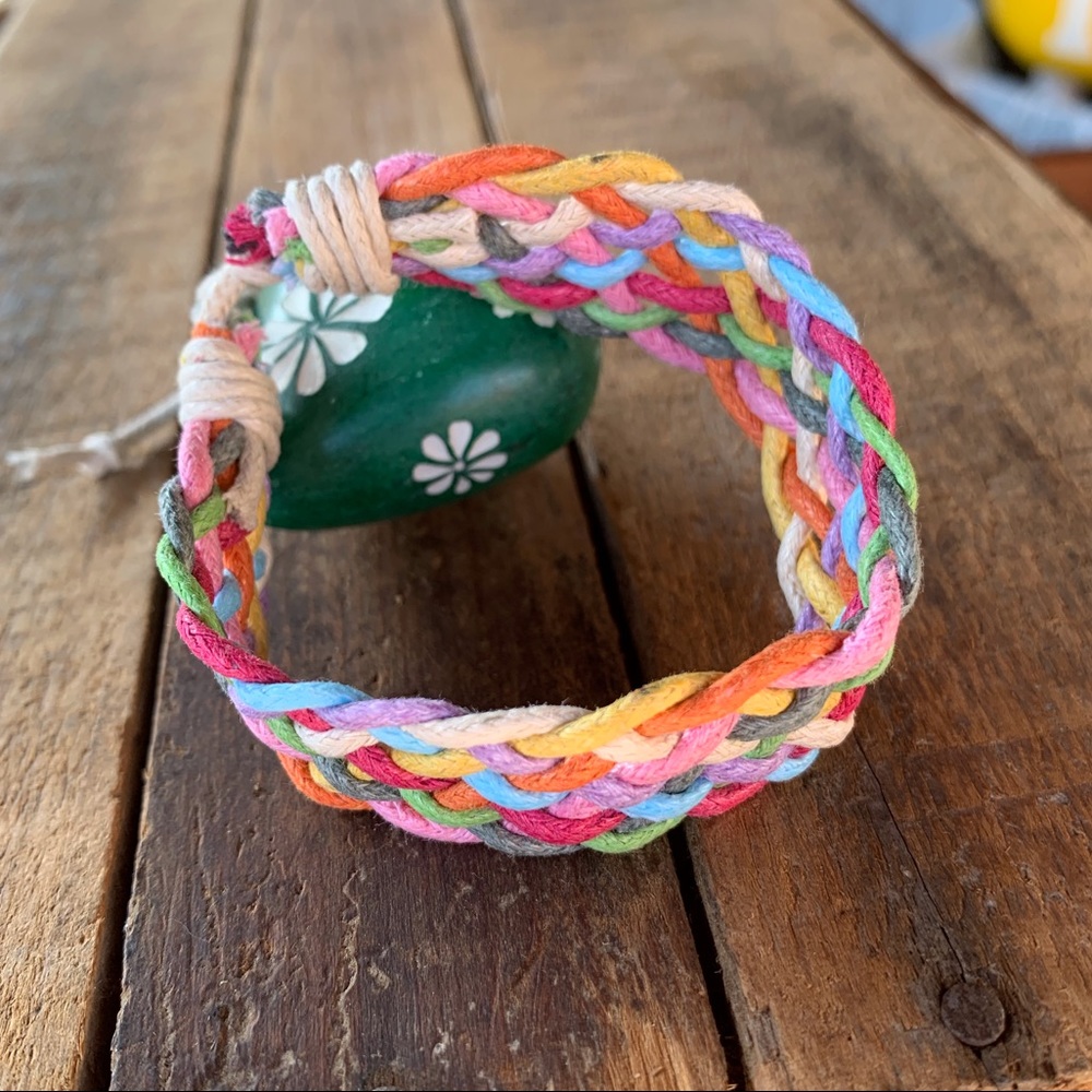 ✨BOHO RAINBOW WOVEN BRACELET / ANKLET✨